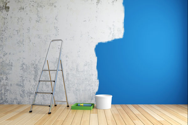 How To Paint Concrete Walls Painting, Washing Basement Walls Before Painting